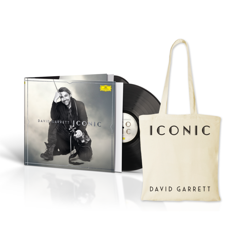 Iconic by David Garrett - Ltd. 2 Vinyl + Tote Bag - shop now at David Garrett store