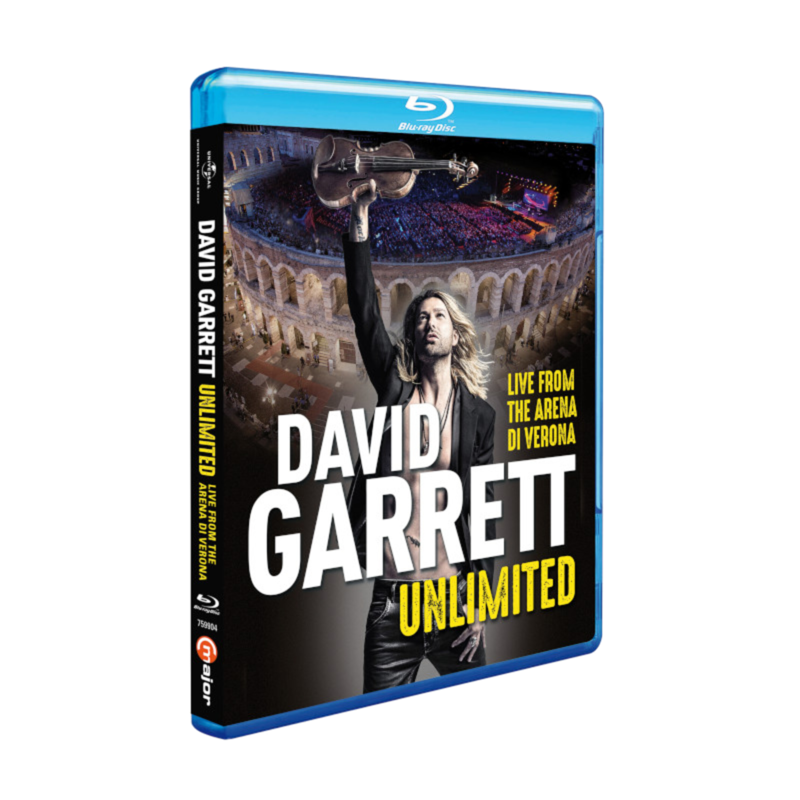 Unlimited (Live From The Arena Di Verona) von David Garrett - BluRay jetzt im David Garrett Store
